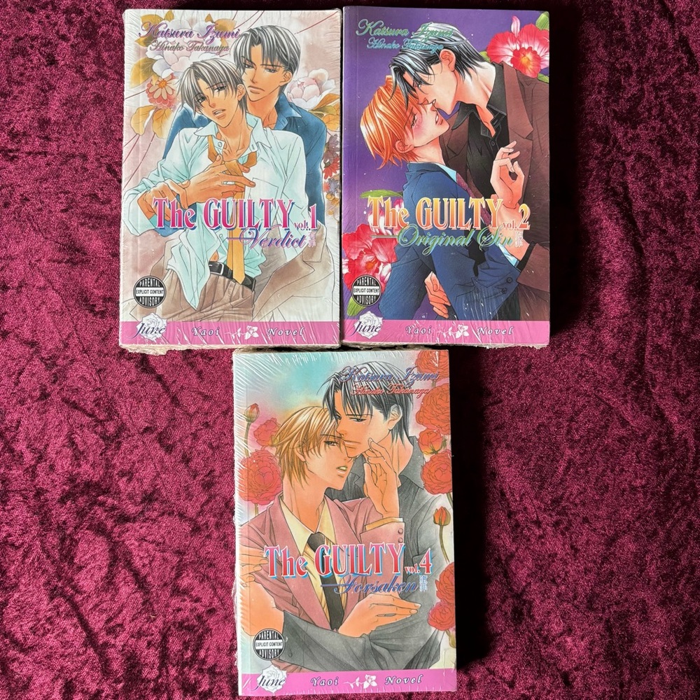 The Guilty Manga Set Volumes 1, 2, 4